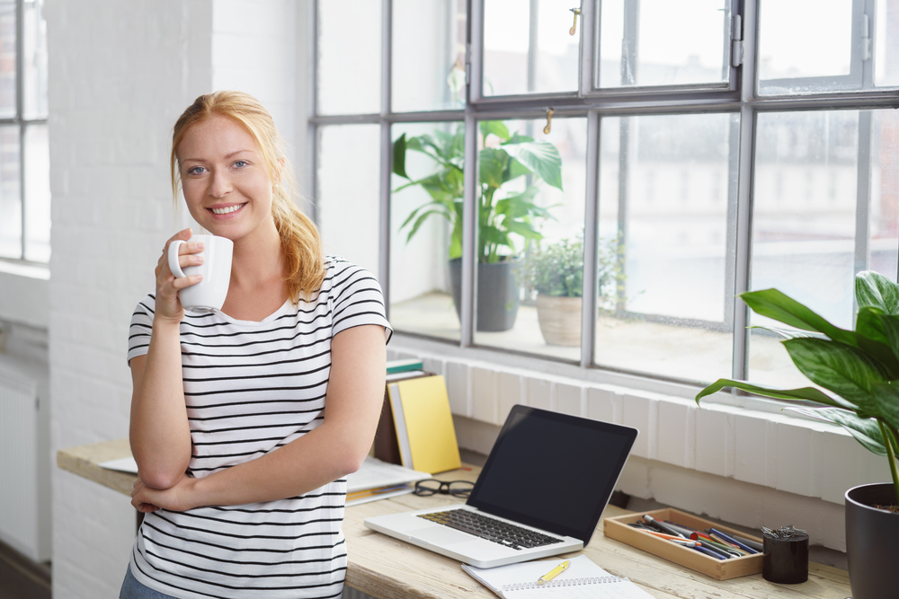 office plants shine in the right containers